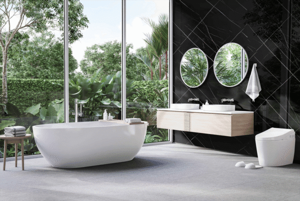 PVC Wandpaneel 260x122 cm Black Karamel Marmor - Image 2