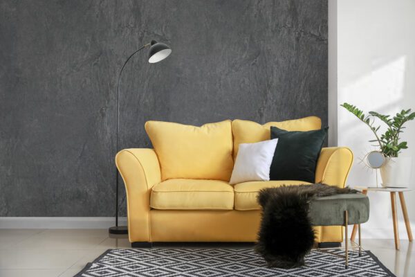 PVC Wandpaneel 122x260 cm Ardesio Noir Schwarz Marmoroptik - Image 2