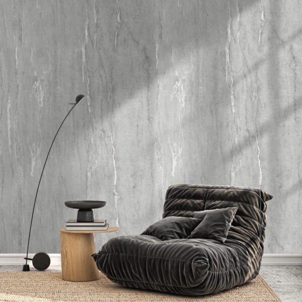 PVC Wandpaneel 122x260 cm Oppio Weiß-Grau Marmoroptik - Image 2