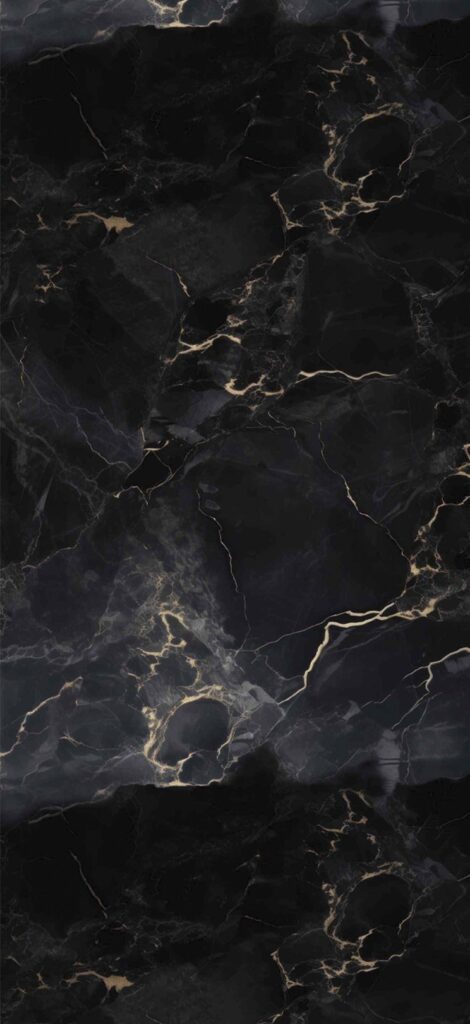 PVC Wandpaneel 120x260 cm Nero Portoro Marmoroptik