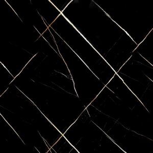 PVC Wandpaneel 120x260 cm Schwarz-Gold Marmoroptik