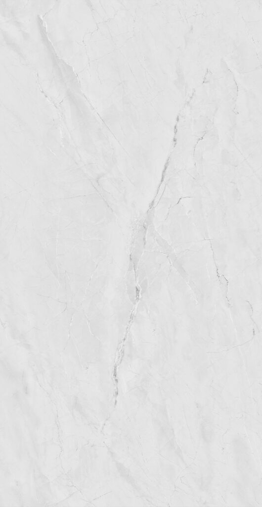 PVC Wandpaneel 120x260 cm Weiß Marmoroptik